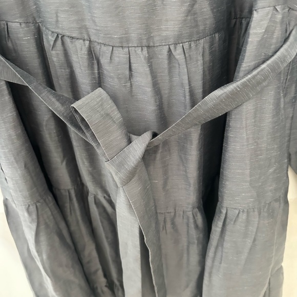 Anthropologie Charcoal Long-Sleeve Dress - Picture 7 of 8